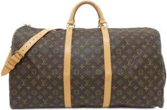 Louis Vuitton Pre-owned Weekend Bags, female, Brown, Size: ONE SIZE Pre-owned Boston Bag