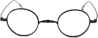 Yellows Plus Ike bril met rond montuur - Zwart