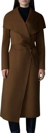 Mackage Wool & Leather Wrap Coat