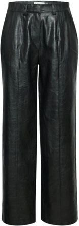 Ichi Ichi, Dames, Broeken, Zwart, Maat: L Poliester