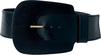 Sportmax Maxi Leather Belt - female - Sportmax - Belts - Black - M/L - Accessories