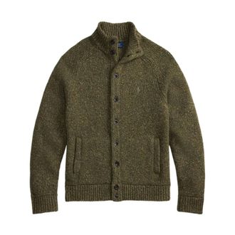 Polo Ralph Lauren Truien & Vesten, Heren, Groen, 2Xl, Wol, Grijze Wollen Trui Aw 25