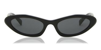 Miu Miu MU09YS 1AB5S0 Womens Sunglasses Black Size 54