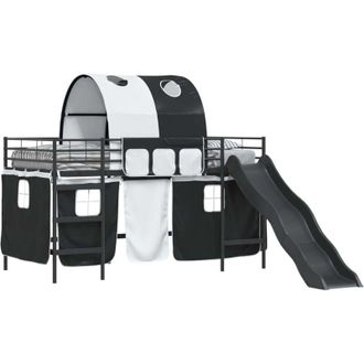 vidaXL Estructura De Litera Para Ni&ntilde;os Negro 107 X 200 Cm Metal Vidaxl