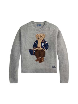 Polo Ralph Lauren Grey Relaxed Knit Sweater