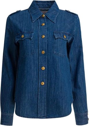 Valentino Mujer, Blusas y Camisas, Azul, Talla: S