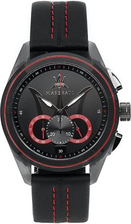 Maserati R8871612023 Traguardo Chronograph Black Dial Mens Watch Stainless Steel - One Size