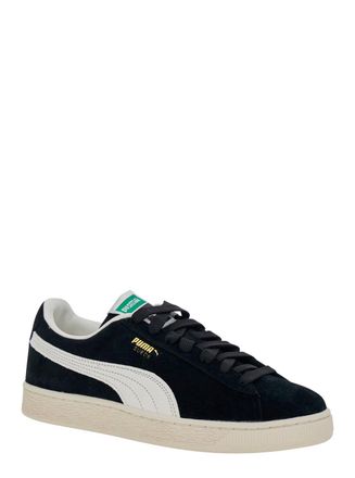 Puma Unisex Sneakers Suede Charles Black And Leather Trainers