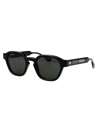 Gucci Mens Sunglasses Gg1730s Black Crystal Grey Resin Black-Crystal-Grey Black/crystal/grey