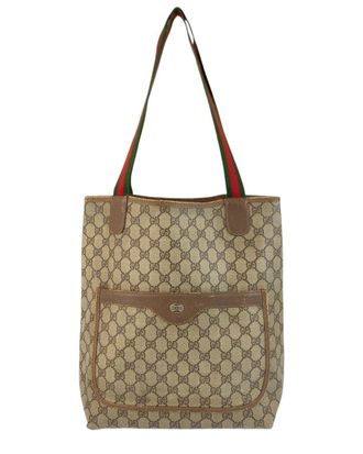 Gucci Vintage Gg Supreme Canvas Tote Bag (Authentic Pre-Loved)