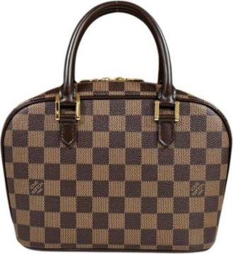 Louis Vuitton Pre-owned Vintage Damier Canvas Handtas - Dames - Vintage Handtas - Bruin - ONE Size - Vintage