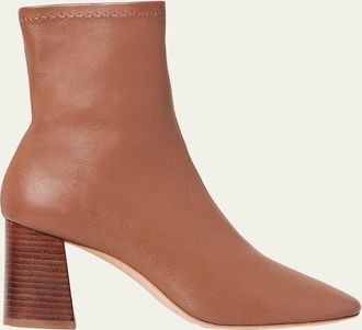 Loeffler Randall Elise Napa 75mm Slim Ankle Booties