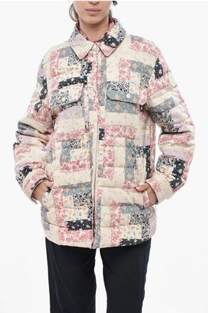 Woolrich Quilted Down Jacket PENNSYLVANIA With Patchwork Effect size Xxl