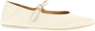 Mars&egrave;ll Beige Solid Strascico Ballet Flats
