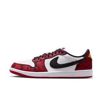 Nike Jordan Mens Air Jordan 1 Retro Low OG Garden Shoes in Black | IR0088-001