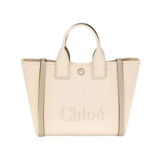 Chlo&eacute; Tassen, Dames, Beige, ONE Size, Katoen, Woody Tote Bag