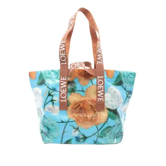 Loewe Pre-owned Loewe x Paulas Ibiza Recycled Coated Canvas Fold Shopper Tote Ladies GMWVE3PIUI0PRAGY