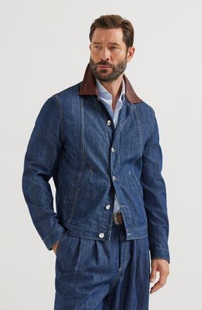 Brunello Cucinelli Denim jacket at Nordstrom, Size 58 It