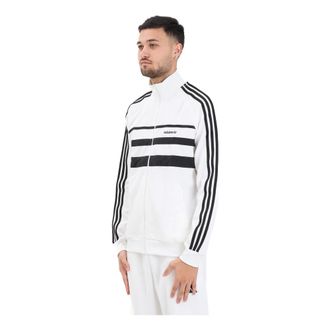 adidas Hoodies & sweatvesten, Heren, Wit, XL, Katoen, The First Zip Sweatshirt