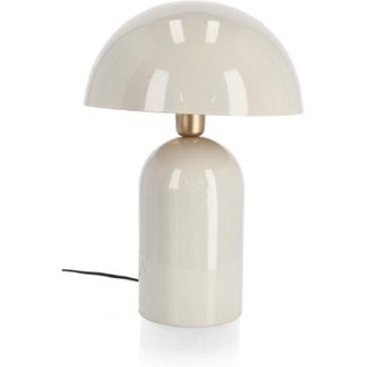 BIZZOTTO Lampada da tavolo Velma beige in metallo h 45 cm -h 36 cm