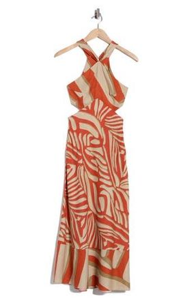 Diane Von F&uuml;rstenberg Ava Cutout Dress in Savanna Shadow Mix at Nordstrom Rack, Size 12