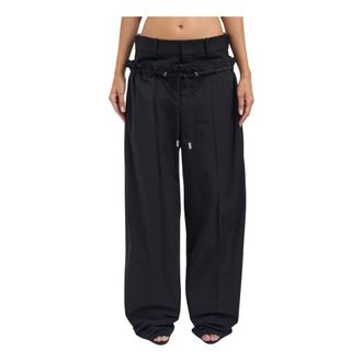 Dsquared2 Wide Trousers, female, Black, 2XS, Wide Trousers