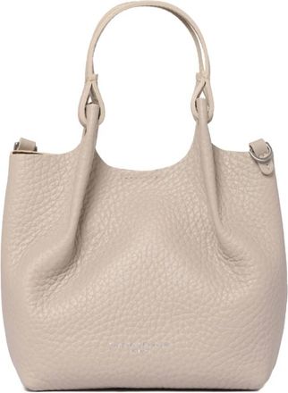 Gianni Chiarini Cr&egrave;me Dua Leren Schoudertas - Dames - Shoppers - Beige - ONE Size - Tassen
