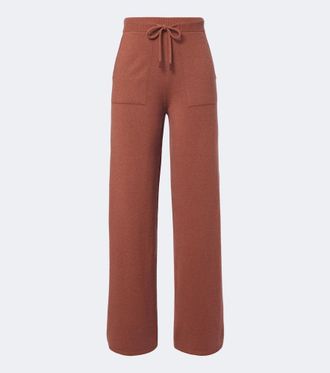 Max Mara Pantaloni a gamba larga in cashmere