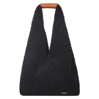 Luhta Schultertasche LUHTA D BEUTEL TEDDYTASCHE ORVIO, Damen, schwarz, Polyester, Taschen Schultertasche, f&uuml;r Erwachsene, aus Polyester, leichtes Gewicht, s