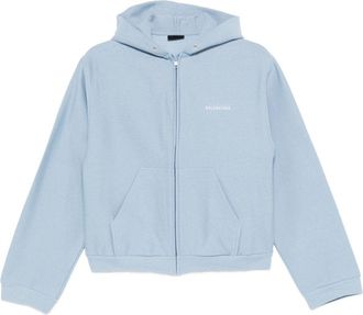 Balenciaga Sudadera Con Capucha De Algod&oacute;n Con Espalda Balenciaga