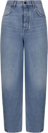 Givenchy Loose-fit Jeans, male, Blue, Size: W30 Couture Seam Jeans