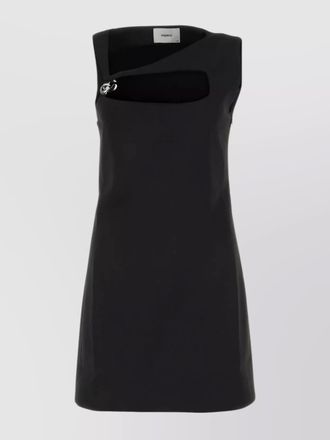 Coperni cutout stretch-jersey fitted dress