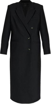 Rag & Bone Vienna Coat - Dames - Mantel - Zwart - L - Wol - Jassen