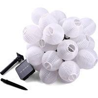 OEM 30 Luces Led Solares Para Exteriores, Farolillos Impermeables Para Jard&iacute;n, Patio, Terraza, Hogar Y Decoraci&oacute;n Navide&ntilde;a - Crezuo