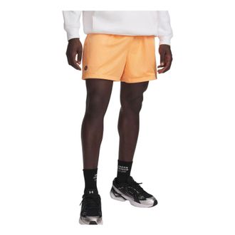 Under Armour Icon Mesh 5 Shorts Orange Bloc White 1383355-870