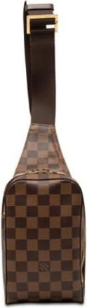 Louis Vuitton Pre-owned Damier Schoudertas - unisex - Vintage Heuptassen - Bruin - ONE Size - Leer - Vintage