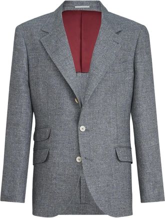 Brunello Cucinelli Blazer monopetto - Grigio