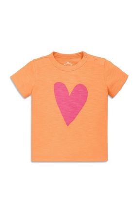 primary Baby Heart Tee in Goldfish Heart at Nordstrom, Size 18-24M