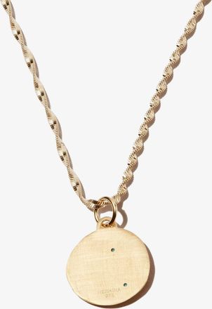 Hermina Athens Gold-Plated Luna Medusa Chain Necklace - Womens - Gold Plated Sterling Silver