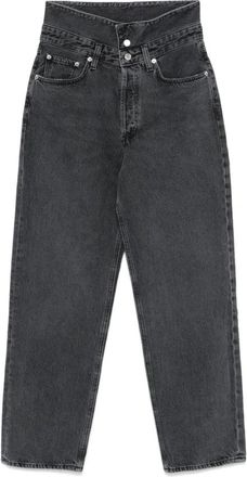 A Gold E Stijlvolle Jeans Zyr - Dames - Regular Fit Jeans - Grijs - W28 - Jeans