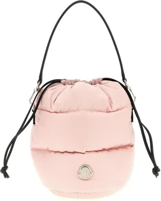 Moncler Caradoc Bucket Bag Trapuntata - - Bags - Donna - Rosa - ONE SIZE