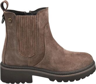 Janet & Janet Chelsea Boots - Dames - Chelseaboots - Bruin - 40 EU - Leer - Schoenen