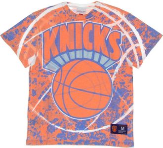 Mitchell & Ness NBA Jumbotron Tee Hardwood Classics - Heren - T-shirts - Veelkleurig - M - Katoen - Tops