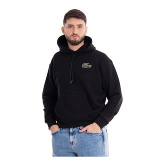 Lacoste Heren, Sweatshirts & Hoodies, Zwart, Maat: XL