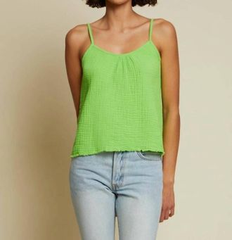 Nation Ltd Millie Swing Cami In Acid Green