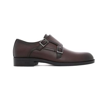 HUGO BOSS Hugo, Business Shoes, male, Brown, Size: 10 US Tayil-Monk-Bunl Leather Shoe