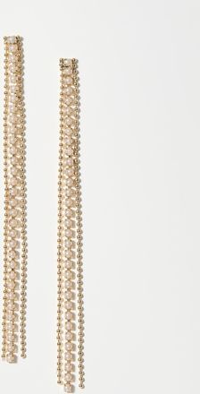 Simons Womens Triple-post long earrings