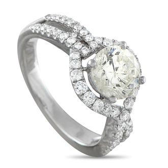Luxury Bazaar 18K White Gold 2.09ct Diamond Ring MF44-031726