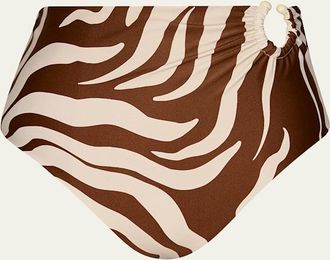 Johanna Ortiz Taita High-Waist Bikini Bottoms