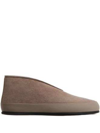 12 Storeez shearling-lined suede loafers - women - Goat Skin/Leather/Sheep Skin/Shearling/Sheep Skin/Shearling/Rubber/Suede/Lamb Shearling - 38